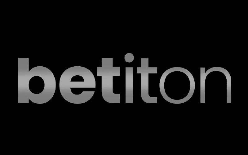 BetItOn Casino Logo Silver Black Background