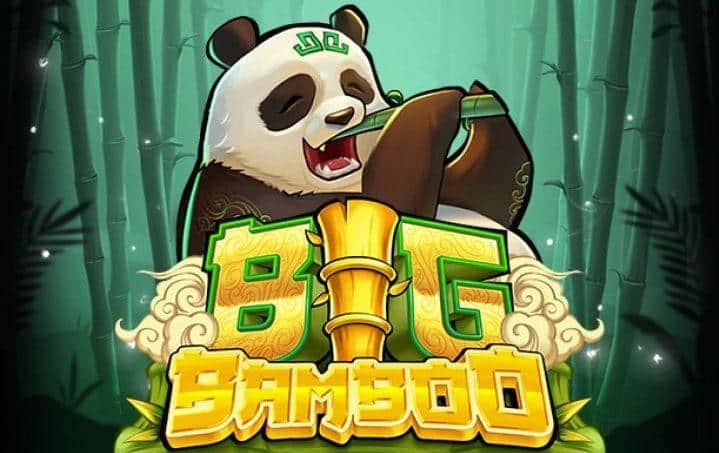 Big Bamboo Slot Cover. Panda eating bamboo shoot.
