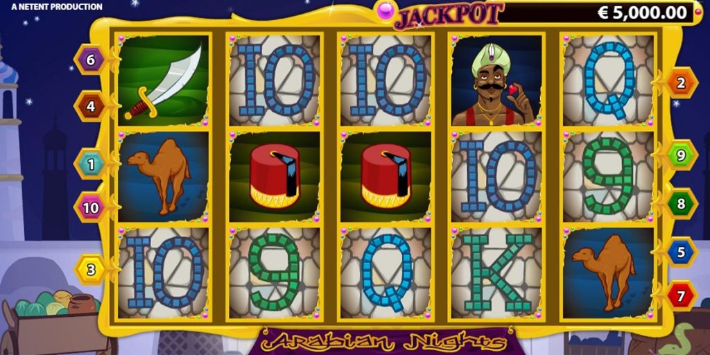 arabian night slot game